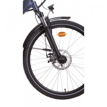 Elektriskais velosipēds URBAN 600, izmērs 24", zils