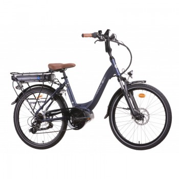 Elektriskais velosipēds URBAN 600, izmērs 24", zils