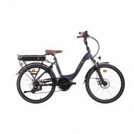 Elektriskais velosipēds URBAN 600, izmērs 24", zils