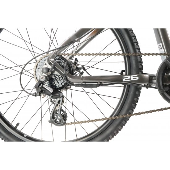 CRZ E-3400 – 26″ Tumši Pelēks Elektriskais Kalnu Velosipēds