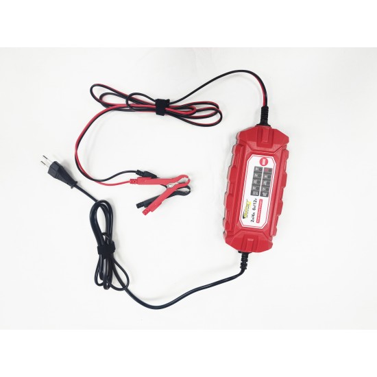 Gudrā akumulatora lādētāja “6‑Steps”