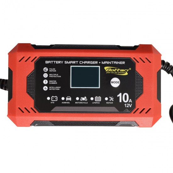 Viedais 12V akumulatora lādētājs 10A „BAT-CHARGER“
