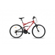 GARDENA 26" MTB – pilna amortizācija, 21 ātrums