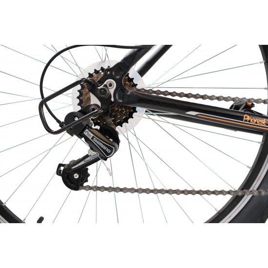 Vīriešu velosipēds 29'' ''BORMIO'', melns/oranž