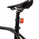 VELOSIPĒDA UZLĀDĒJAMAIS PRIEKŠĒJAIS/AIZMUGURES LUKTURIS BALTA/SARKANA LED