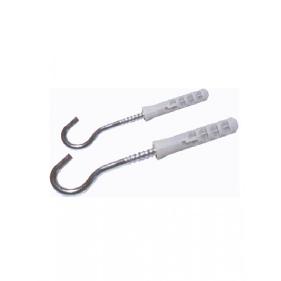 Āķītis ar dībeli 10mm (dībelis), 04369, 10MM
