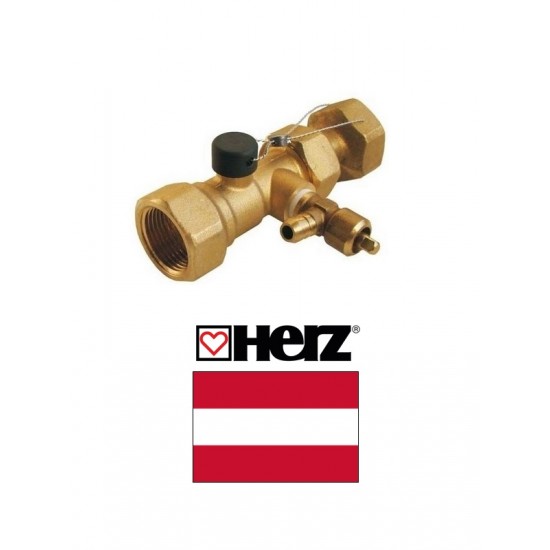Lodveida krāns ar kabeļa blīvēj1210502, HERZ