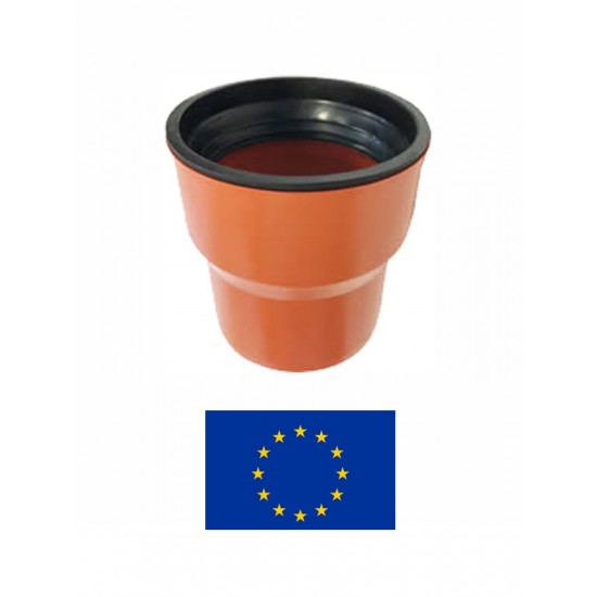 Pāreja uz čugunu ar gumiju DN160 861, ORANŽA