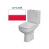 WC kompaktpods ar SC vāku,3/5 l, COLOUR
