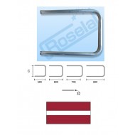 DVŽ P-veida L-700 C-500 1*, P-VEIDA