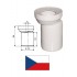 WC ekscentrs DN100 KE15000, 58.206.00, DN100