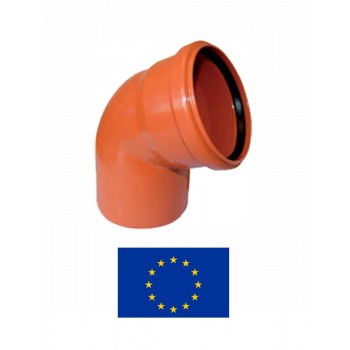 Ārdarbu līkums PVC DN160/67^ 851, 160/67^