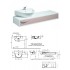 Virsma ar atvilkni 140x15x41 877055-00, FLOW
