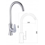 Virtuves izlietnes krāns MG-1954, GAUJA