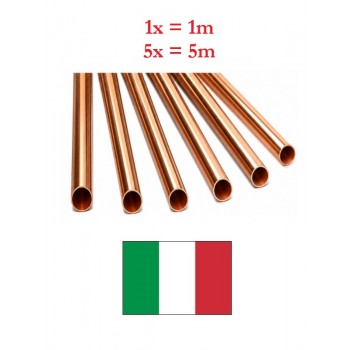 Kapara caurule cietā 12mm 99B12, 12X1MM