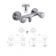 Dušas krāns bez komplekta MG-2140 RING, DIVUPE