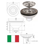 Notece 11/2xDN115X63mm 1254MET000, 1.1/2X115