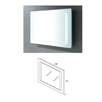 Spogulis LUX 100X70  20310, LUX