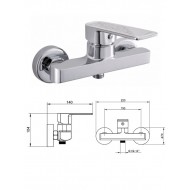 Dušas krāns bez komplekta MG-2540/L, LIELVARDE