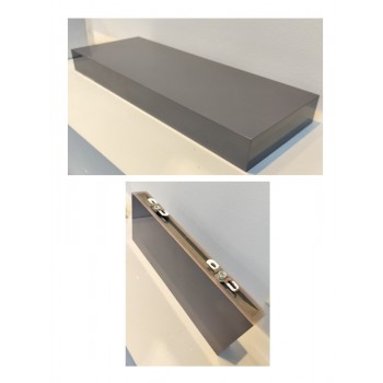 Plaukts 35x13cm, pelēks (graphite), DUO