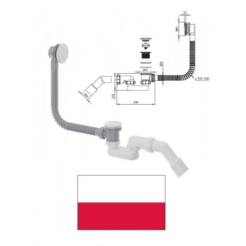 Vannas sifons ar Click-Clack, BALTS