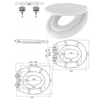 WC poda vāks+b.sēd. NERIA 031/MWC QR SC, SK922