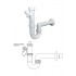 Sifons S-veida, bez noteces 0001, 11/2x40
