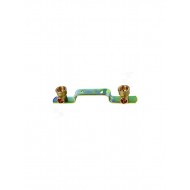 Montāžas plāksne ar 2 līkumiem, taisna, 1/2X15MM