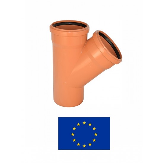 Ārdarbu atzars PVC DN110/110/67^ 852, 110/67^