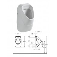 Pisuārs Alivio,iepl.no aizmug.#238100000, GEBERIT