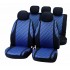 Auto sēdekļu pārvalku komplekts "JAQUARD", melns/zils