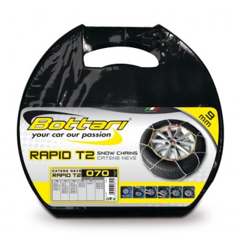 Tīkla tipa sniega ķēde, 9 MM, izmērs 070 "RAPID T2"