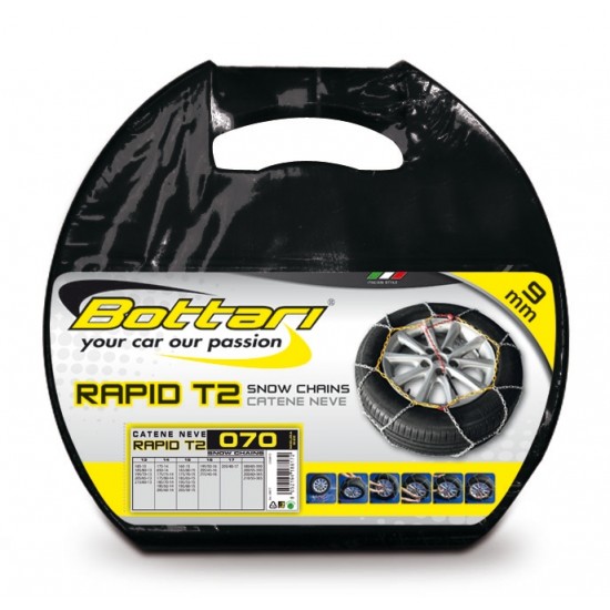 Tīkla tipa sniega ķēde, 9 MM, izmērs 070 