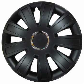 Dekoratīvo disku uzliku komplekts "BLACK SANTANDER", 14'', 4 gab