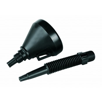 Piltuve ar filtru un elastīgu noņemamu uzgali