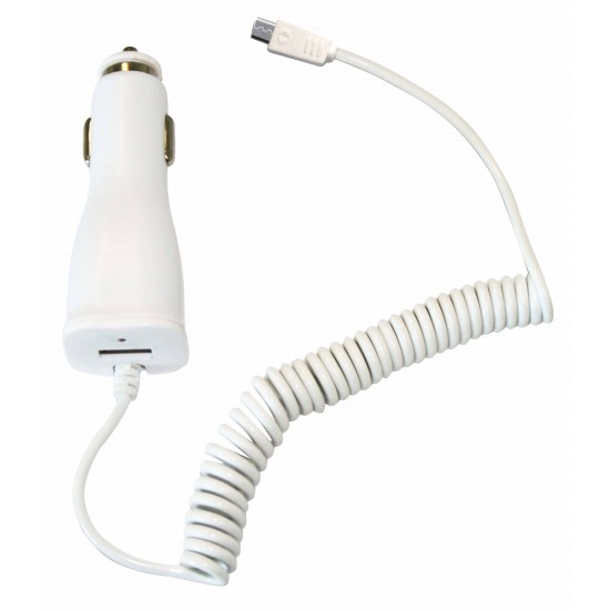 Auto lādētājs 2,1 AMP + uzlādes kabelis 