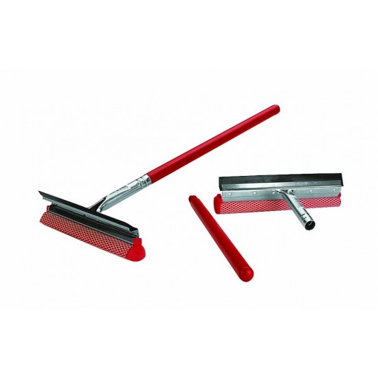 Stiklu tīrītājs ar rokturi un sūkli 