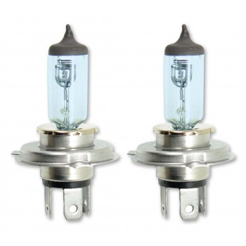 Halogēna lieljaudas spuldzes H4 "SUPERWHITE", 2 gab