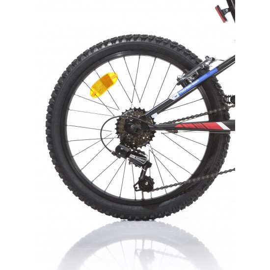 Bērnu velosipēds 20'' ''420 SPORT'', melns/sarkans