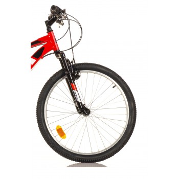 Vīriešu velosipēds 24'' ''RING'', sarkans/melns