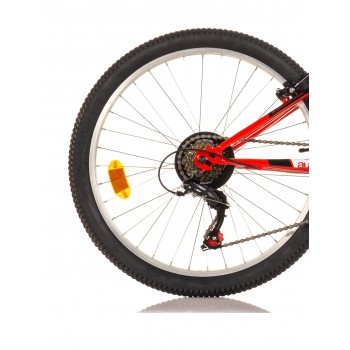 Vīriešu velosipēds 24'' ''RING'', sarkans/melns