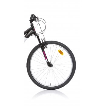 Sieviešu velosipēds 26'' ''RING'', melns/rozā