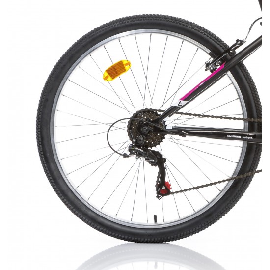 Sieviešu velosipēds 26'' ''RING'', melns/rozā