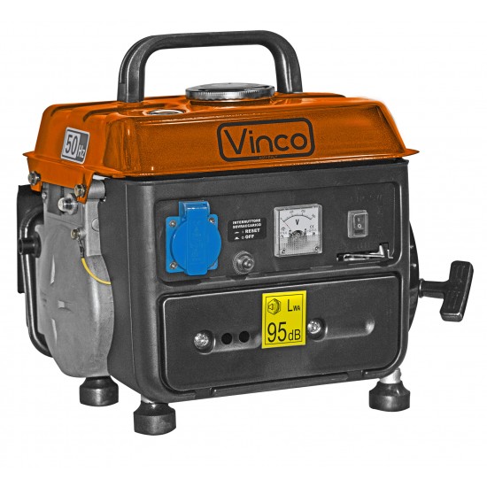 VINCO BLD1200 Ģenerators – 0.8 kW / 2.8 Zs, 4 L, 2 Taktu, 230 V / 12 V