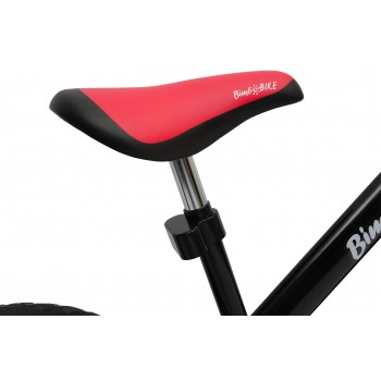 Bērnu līdzsvara velosipēds 12" "RUNNER", melns/sarkans