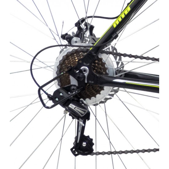 Vīriešu velosipēds 27,5'' ''LIVIGNO'', melns/dzeltens