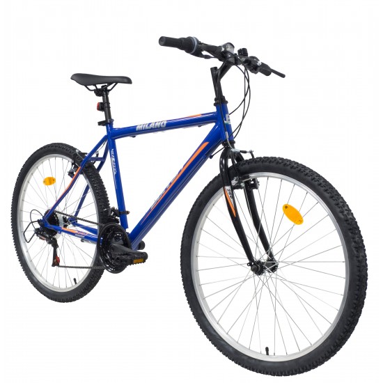 Vīriešu velosipēds 26'' ''MILANO'', zils/oranžs