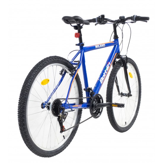 Vīriešu velosipēds 26'' ''MILANO'', zils/oranžs