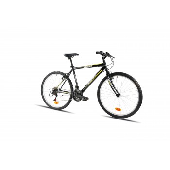Vīriešu velosipēds 26'' ''MILANO'', melns/dzeltens