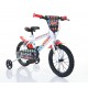 Bērnu velosipēds Bimbo Bike 14'' ''MONSTER'', melns/ sarkans/ balts